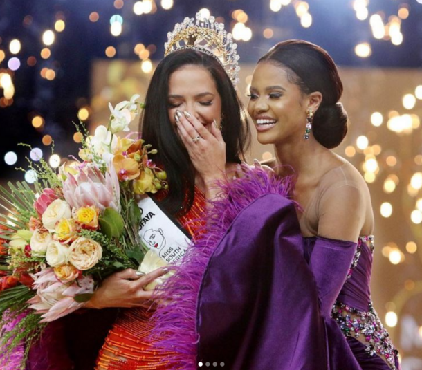 Natasha Joubert is crowned Miss South Africa